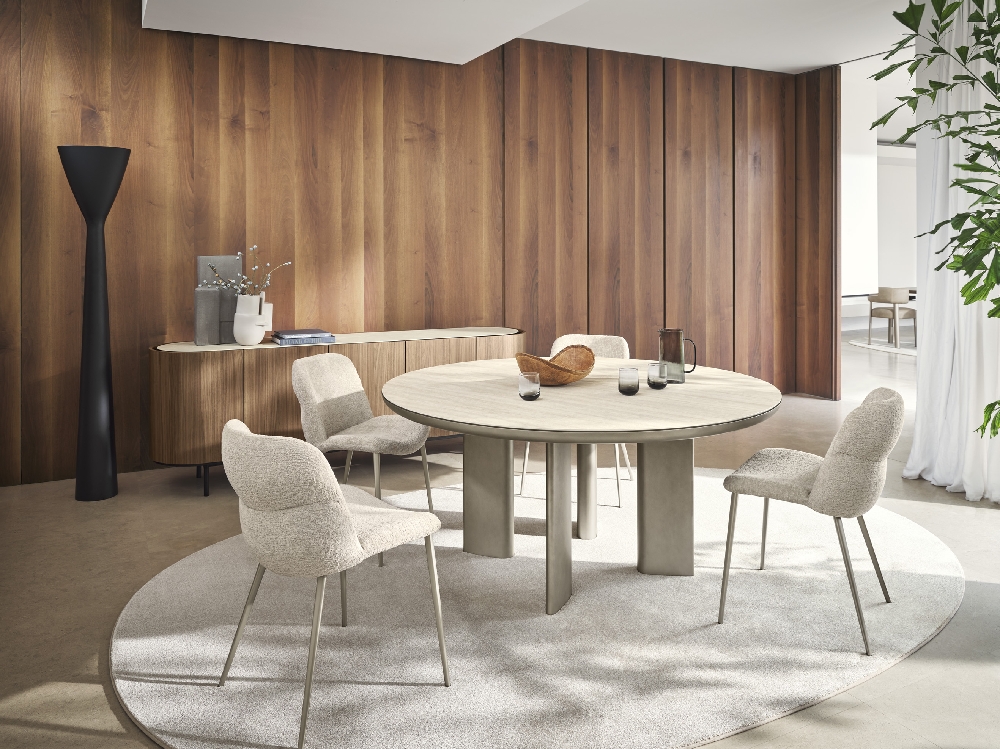 Τραπεζαρία Sandy με κεραμική επιφάνεια σύγχρονο στυλ — Calligaris — Αθήνα — Adamopoulos Casa Ideale